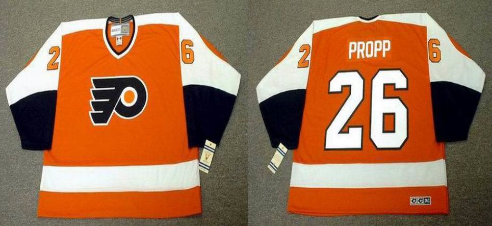 2019 Men Philadelphia Flyers #26 Propp Orange CCM NHL jerseys1